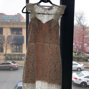 Vici dolls white lace dress.